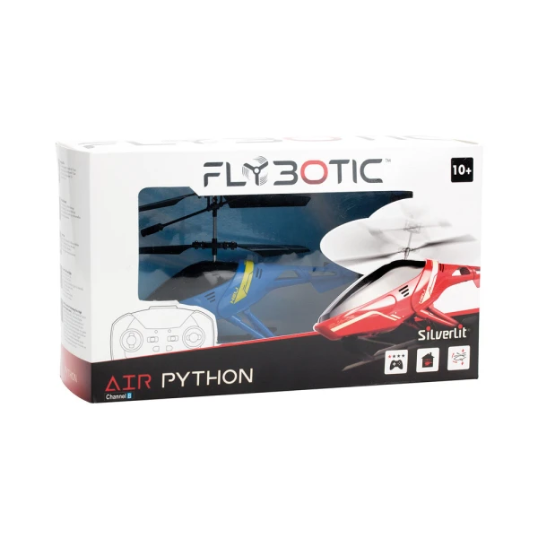 SILVERLIT FLYBOTIC AIR PYTHON RADIO CONTROL BLUE HELICOPTER FOR AGES 8+