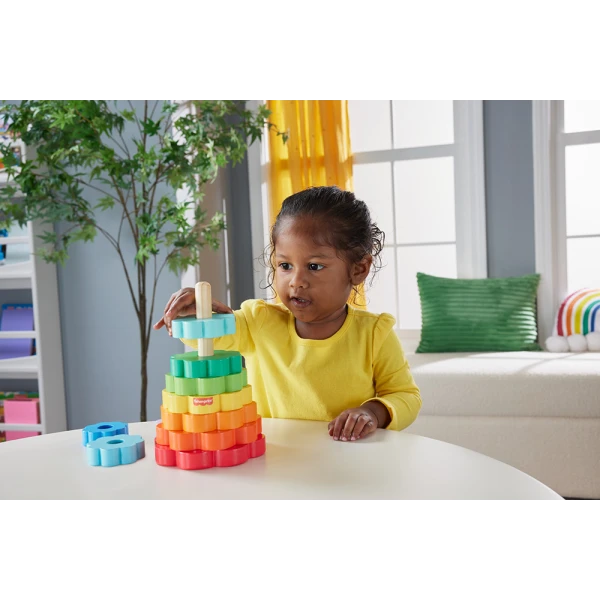 FISHER PRICE ΞΥΛΙΝΟ ΠΑΙΧΝΙΔΙ ΔΡΑΣΤΗΡΙΟΤΗΤΩΝ STACKER RING