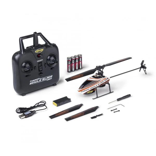 CARSON ΤΗΛΕΚΑΤΕΥΘΥΝΟΜΕΝΟ ΕΛΙΚΟΠΤΕΡΟ TYRANN SINGLE BLADE 320 2.4G 100% RTR ΠΟΡΤΟΚΑΛΙ