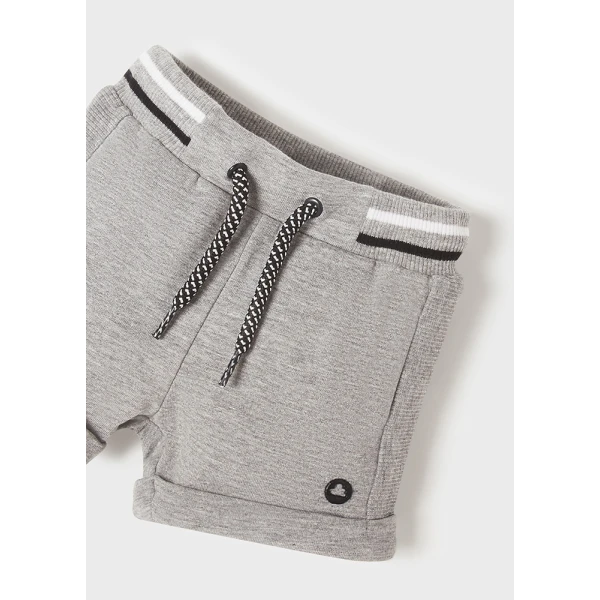 MAYORAL SHORT PANTS JUMPER GREY MELANGE