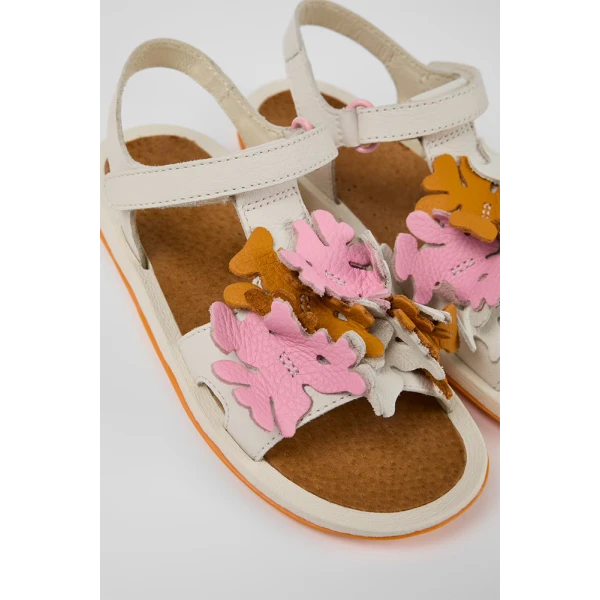 CAMPER KIDS SANDALS GIRL TWINS MULTICOLOUR ORANGE