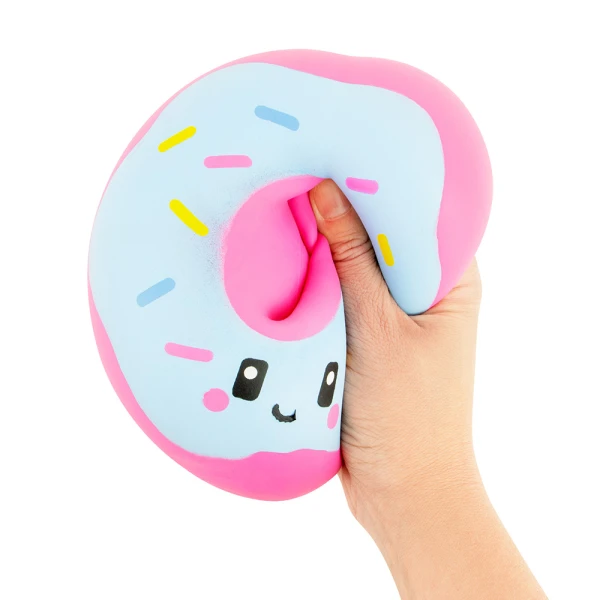 KEYCRAFT JUMBO SQUISHY DONUT - 3 COLORS