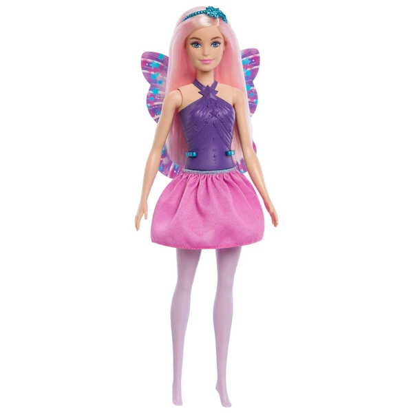BARBIE ΚΟΥΚΛΑ ΝΕΡΑΪΔΑ ΜΠΑΛΑΡΙΝΑ ΜΩΒ ΦΤΕΡΑ