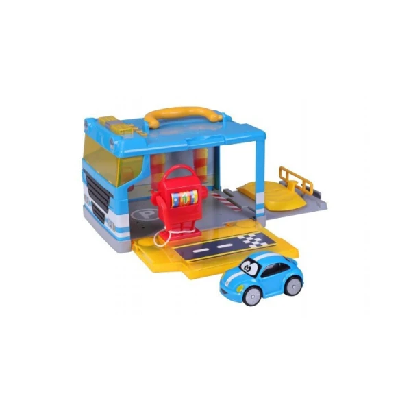 BBURAGO JUNIOR MY 1ST CARRY ALONG GARAGE - BLUE