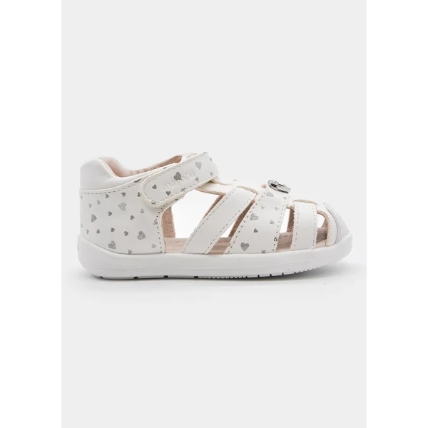 MAYORAL CLOSED SANDALS WHITE