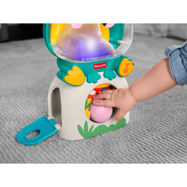 FISHER PRICE ΒΑΤΡΑΧΟΣ ΜΕ ΜΠΑΛΙΤΣΕΣ ΗΧΟΥΣ ΚΑΙ ΦΩΤΑ