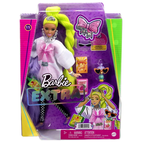 BARBIE DOLL EXTRA - NEON GREEN HAIR