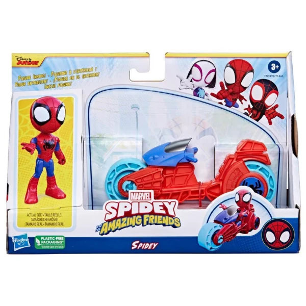 SPIDEY AND HIS AMAZING FRIENDS SPIDEY ΜΕ ΜΟΤΟΣΥΚΛΕΤΑ