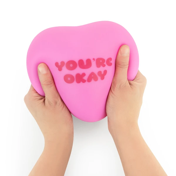 KEYCRAFT JUMBO SQUISHY HEARTS - 3 COLORS