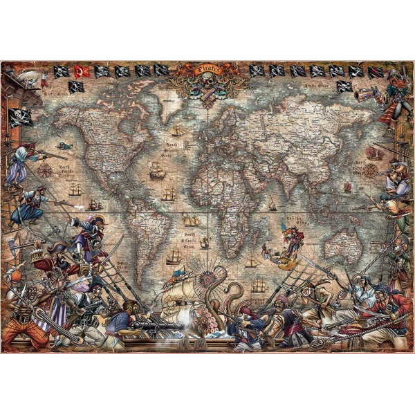 EDUCA ΠΑΖΛ 2000 τεμ. PIRATE\'S MAP
