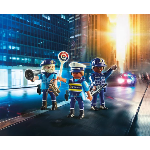 PLAYMOBIL CITY ACTION POLICE FIGURE SET