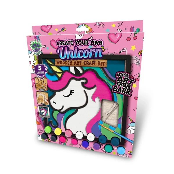 SPLAT PLANET WOODEN 3D PAINT KIT UNICORN
