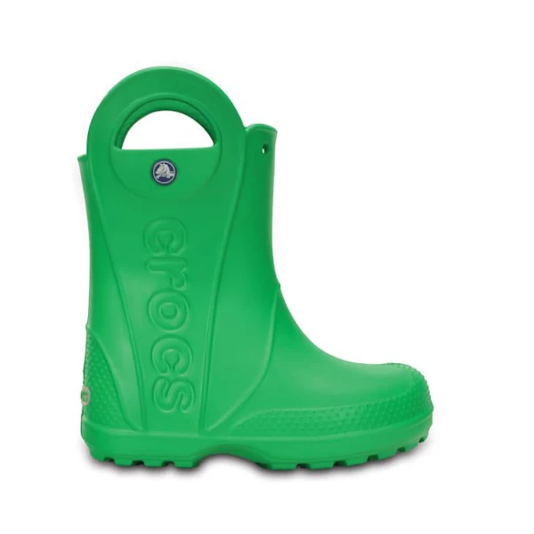 CROCS HANDLE IT RAIN BOOTS KIDS GRASS GREEN