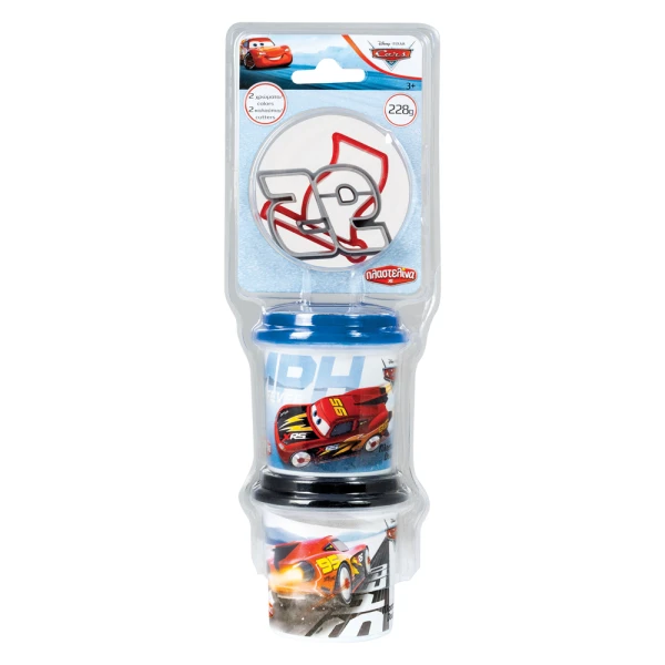 AS ΠΛΑΣΤΕΛΙΝΗ DISNEY CARS 2 ΒΑΖΑΚΙΑ ΜΕ ΚΑΠΑΚΙΑ ΚΑΛΟΥΠΑΚΙΑ ΚΑΙ 2 ΚΟΦΤΕΣ 228GR ΓΙΑ 3+ ΧΡΟΝΩΝ
