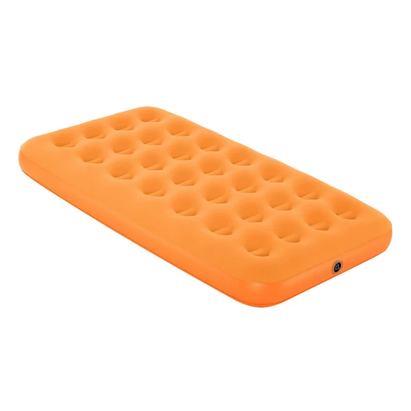 BESTWAY CHILDREN INFLATABLE AIRBED 158X89X18 cm DROWSY DREAMER AIR ORANGE WITH MANUAL HAND PUMP