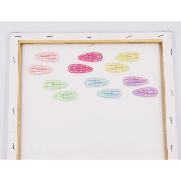 HAIR CLIPS SET OF 2 CLICK-CLACK - 6 COLOURS