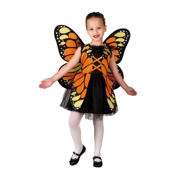 CARNIVAL COSTUME ORANGE BUTTERFLY