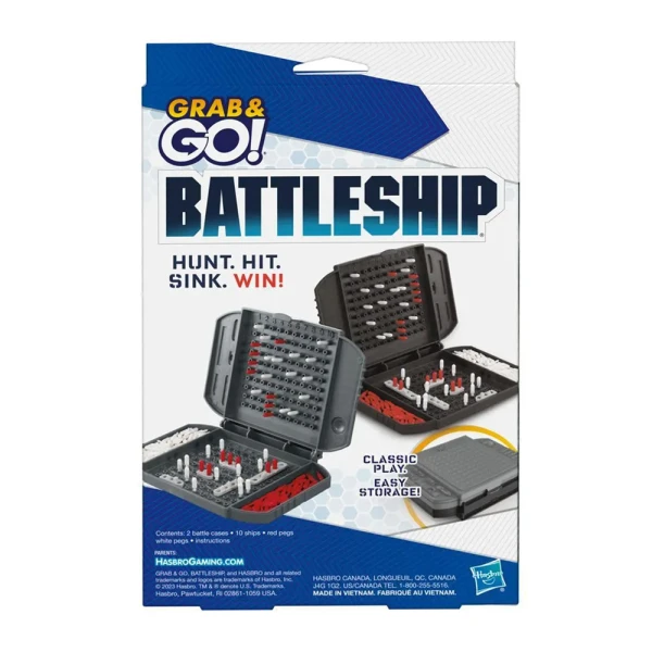 BOARD GAME BATTLESHIP GRAB AND GO