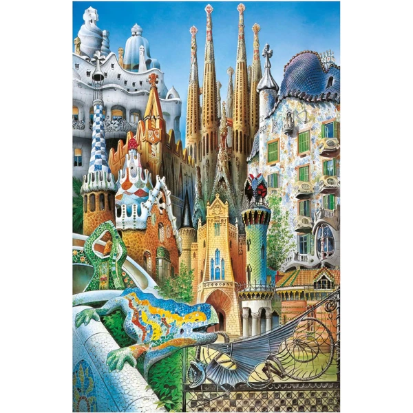 EDUCA ΠΑΖΛ 1000 τεμ. COLLAGE GAUDI (ΧΩΡΙΣ ΣΥΣΚΕΥΑΣΙΑ)