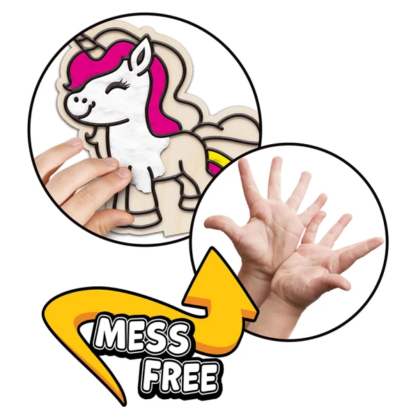SPLAT PLANET MESS-FREE PAINT KIT WITH CLAY UNICORN