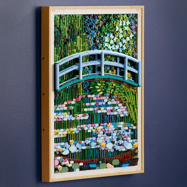 LEGO® ART CLAUDE MONET BRIDGE OVER A POND OF WATER LILIES