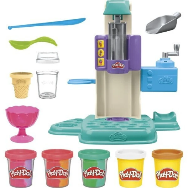 PLAY-DOH ΣΕΤ ΠΑΙΧΝΙΔΙΟΥ RAINBOW SWIRL ICE CREAM