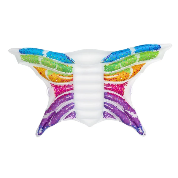 BESTWAY INFLATABLE RAINBOW BUTTERFLY POOL FLOAT 294X193 cm