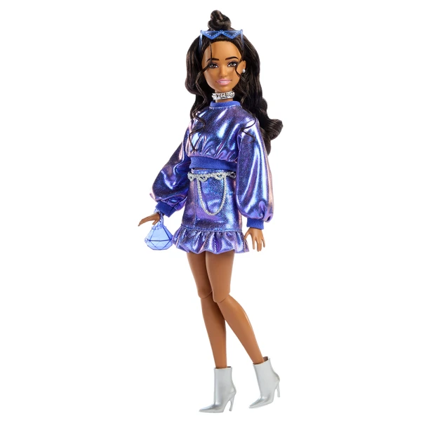 ΚΟΥΚΛΑ BARBIE DELUXE STYLE METALLICS - ΜΠΛΕ ΣΥΝΟΛΟ
