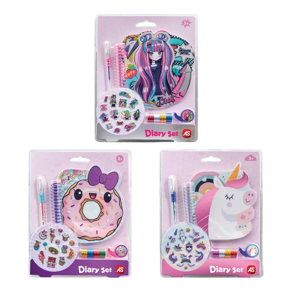 AS DIARY SET - 3 ΣΧΕΔΙΑ
