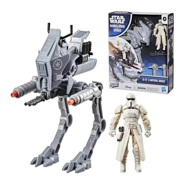 STAR WARS ACTIONVERSE AT-RT VEHICLE & IMPERIAL DRIVER