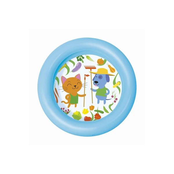 BESTWAY ROUND POOL 61X15 cm 2 RINGS BLUE