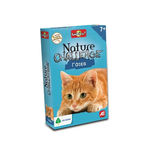 AS GAMES ΠΑΙΧΝΙΔΙ ΜΕ ΚΑΡΤΕΣ NATURE CHALLENGE ΖΩΑ ΓΙΑ ΗΛΙΚΙΕΣ 7+ ΧΡΟΝΩΝ ΚΑΙ 2-6 ΠΑΙΚΤΕΣ - 6 ΣΧΕΔΙΑ