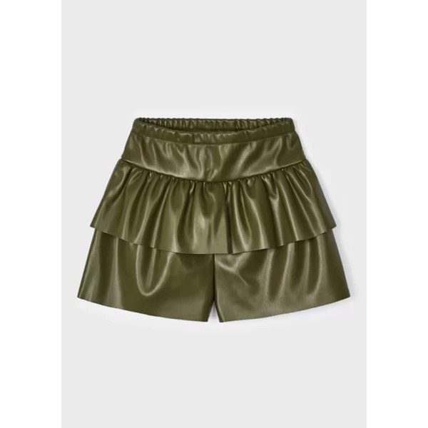 MAYORAL SKIRT TROUSERS LEATHERETTE GREEN