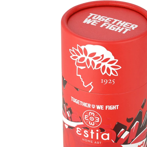 ESTIA HOME ART ΘΕΡΜΟΣ TRAVEL CUP 500ml - OLYMPIACOS TOGETHER WE FIGHT