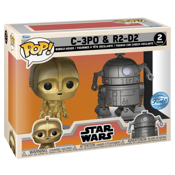FUNKO POP! ΦΙΓΟΥΡΑ ΒΙΝΥΛΙΟΥ DISNEY STAR WARS CONCEPT C-3PO & R2-D2 