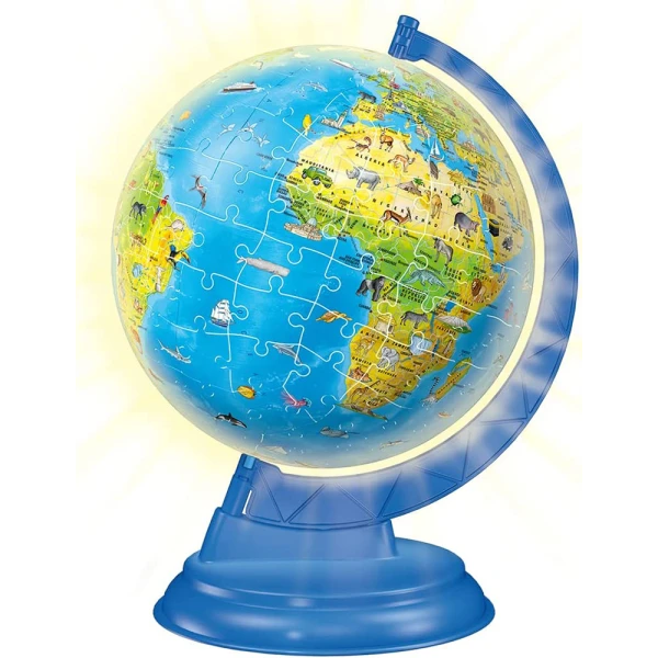 RAVENSBURGER 3D PUZZLE 180 pcs GLOBE NIGHT EDITION