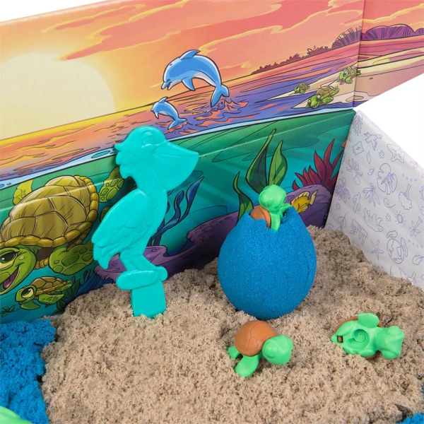 KINETIC SAND BEACH SET TURTLE