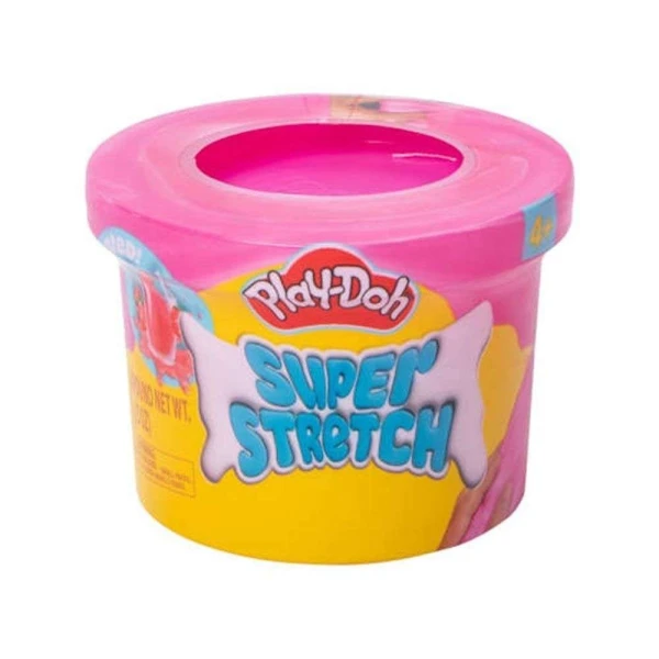 PLAYDOH SUPER STRETCH ΠΛΑΣΤΟΖΥΜΑΡΑΚΙ ΡΟΖ