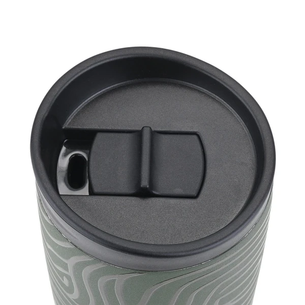 ESTIA HOME ART TRAVEL MUG 350ml - OLIVE FLOW