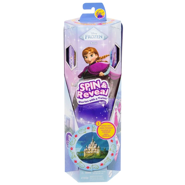 DISNEY FROZEN FD SPIN & REVEAL WAVE 2 ΚΟΥΚΛΑ ΑΝΝΑ
