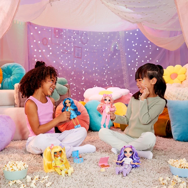 RAINBOW HIGH JUNIOR HIGH PJ PARTY ΚΟΥΚΛΑ - VIOLET (PURPLE)