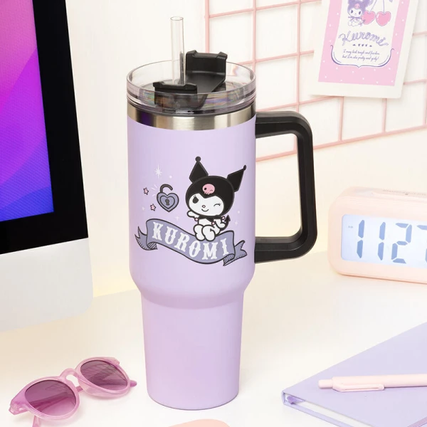 PALADONE ΠΟΤΗΡΙ ΤΑΞΙΔΙΟΥ ΜΟΝΩΜΕΝΟ 1200ml ΜΕ ΚΑΛΑΜΑΚΙ KUROMI