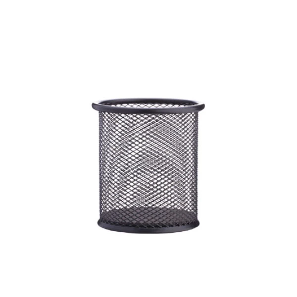 DELI METAL PENCIL HOLDER 9X10 cm BLACK