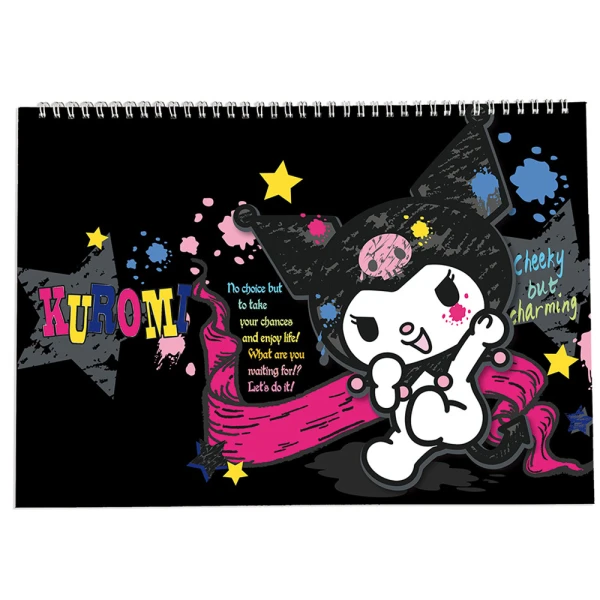 DRAWING PAD A4 30 SHEETS KUROMI - 5 DESIGNS