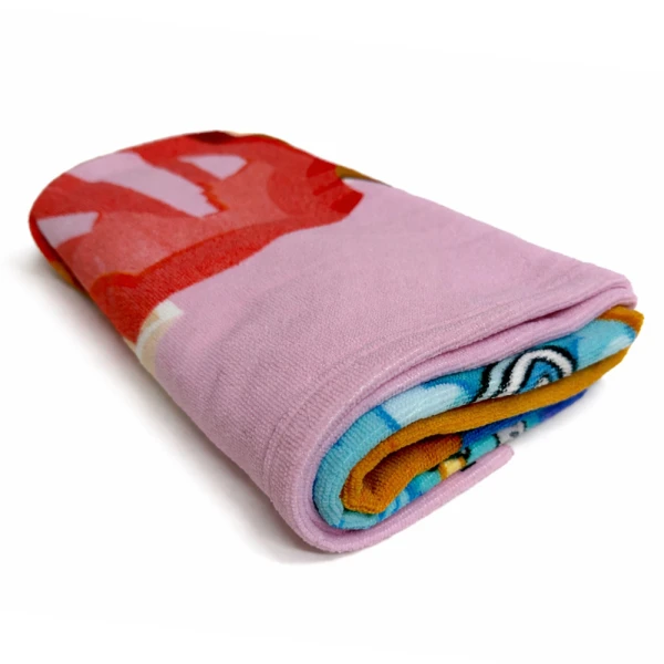 KIDS BEACH TOWEL MICROFIBER 70X140 cm PINK PAW PATROL