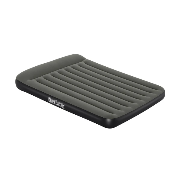 BESTWAY ΦΟΥΣΚΩΤΟ ΣΤΡΩΜΑ ΥΠΝΟΥ 203X152X30 εκ. QUEEN ΜΕ ΕΝΣΩΜΑΤΩΜΕΝΗ ΑΝΤΛΙΑ ΜΠΑΤΑΡΙΑΣ