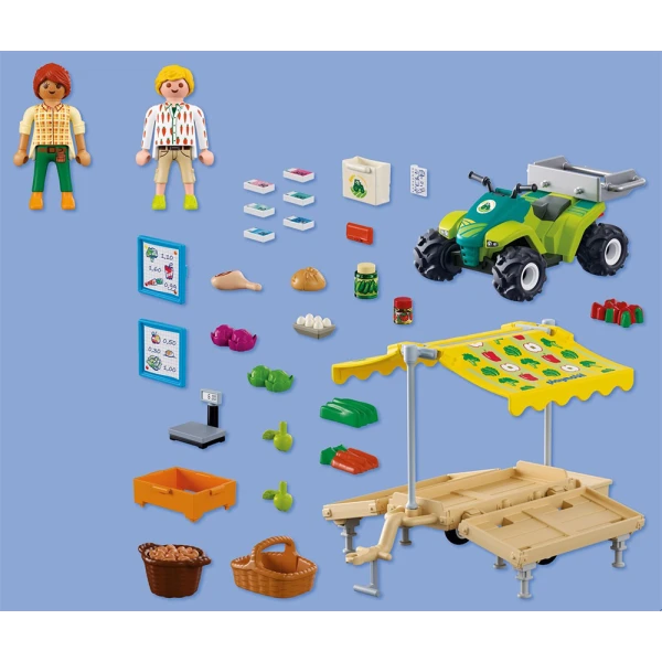 PLAYMOBIL COUNTRY ΥΠΑΙΘΡΙΟΣ ΠΑΓΚΟΣ ΛΑΧΑΝΙΚΩΝ