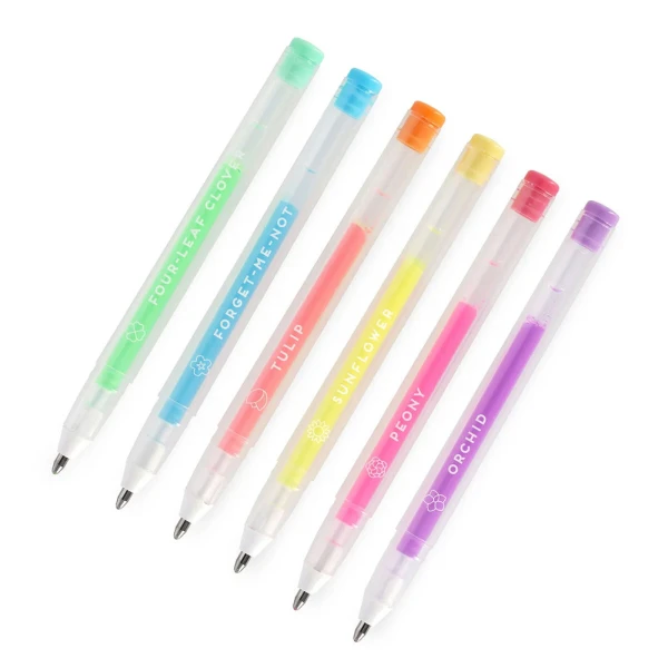 LEGAMI SET 6 MINI GEL PENS SPRING IS IN THE AIR PASTEL