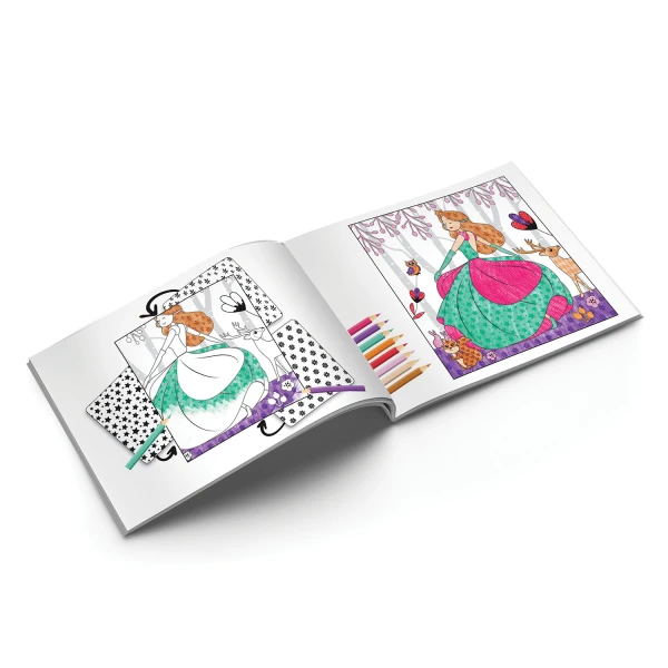 AS ART COLOR PENCILS PRINCESSES FOR AGES 4+