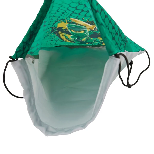 LEGO® BAGS ΣΑΚΙΔΙΟ ΜΕ ΚΟΡΔΟΝΙ NINJAGO GREEN